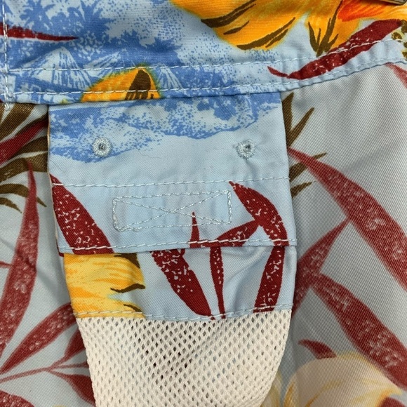 Banana Republic Blue Floral Tropical Board Swim Shorts - Picture 9 of 14